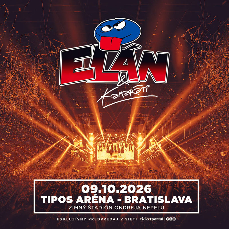 2x ELÁN & Kamaráti 9.10.2026 vstupenky