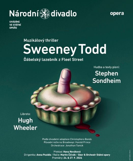 2x Sweeney Todd 3.10.2026 Vstupenky